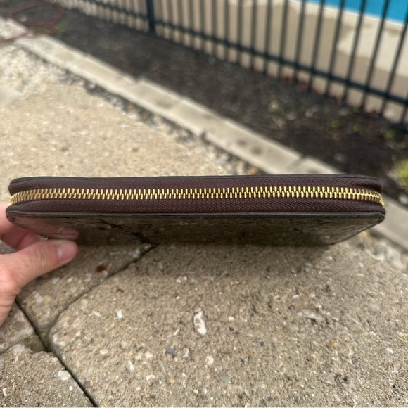 Louis Vuitton Brown Vernis Zippy Wallet - Picture 5 of 12